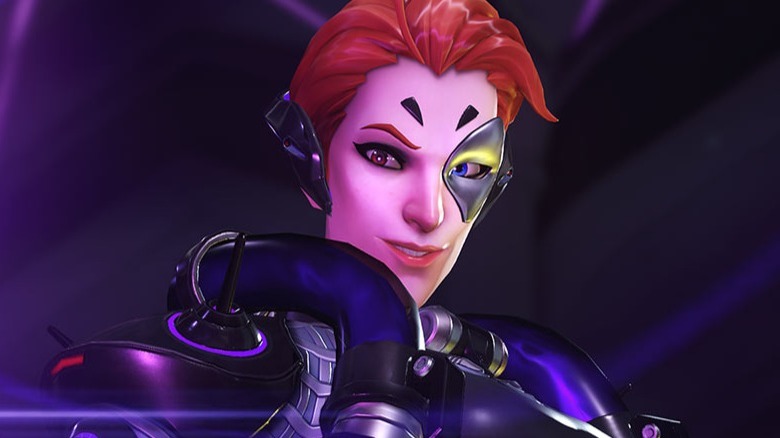 Moira with armor