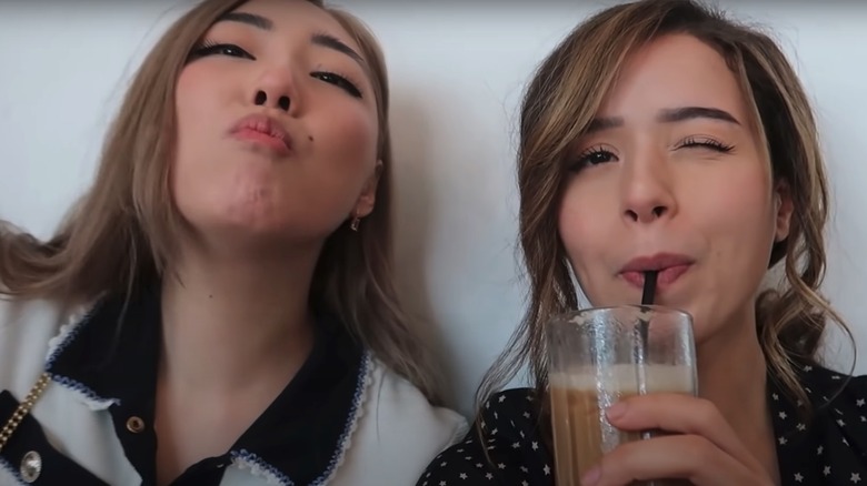 Pokimane and friend