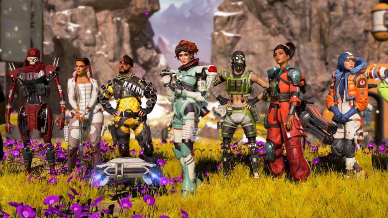Apex Legends characters lined up