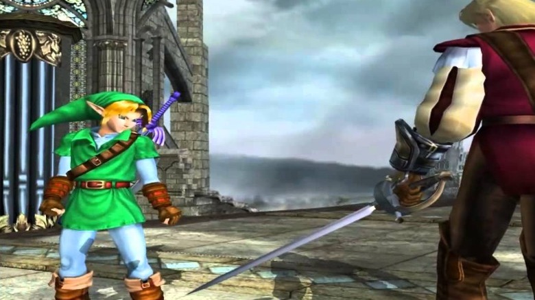 Link fighting in Soulcalibur 2