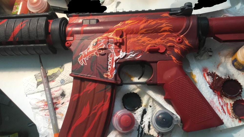 Real Life M4A4 Howl Skin