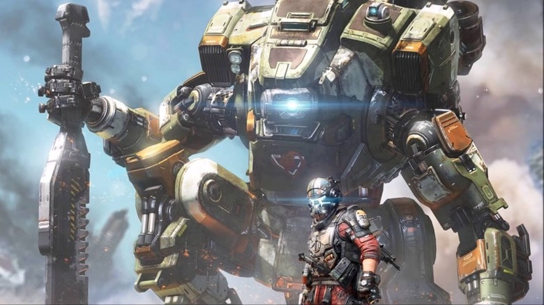 BT with player character Titanfall Legends