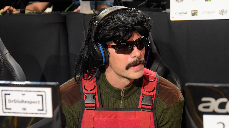 Dr Disrespect playing game