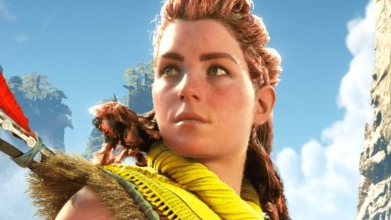 Aloy looking brave