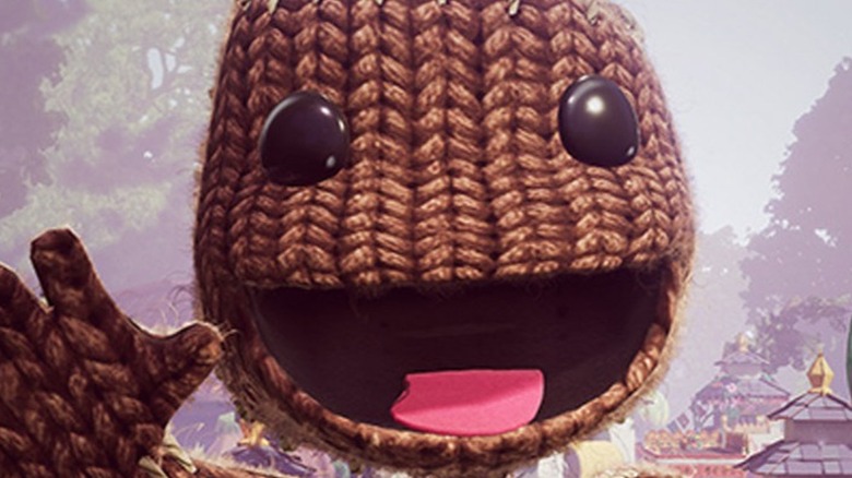 Sackboy tongue out