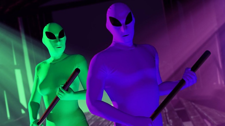 GTA 5 neon alien duo