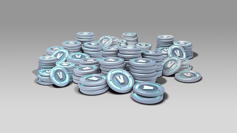 Fortnite V-Bucks pile