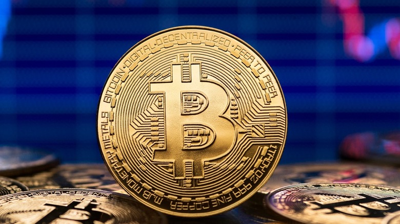 Stock Image Of Bitcoin