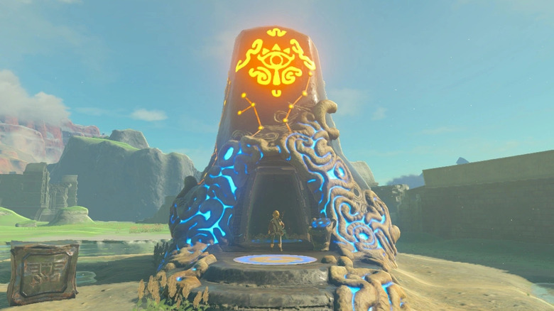 A shrine in Breath of the Wild