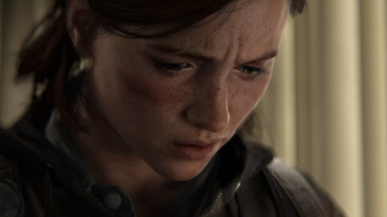 The Last of Us Part 2 Ellie contemplating