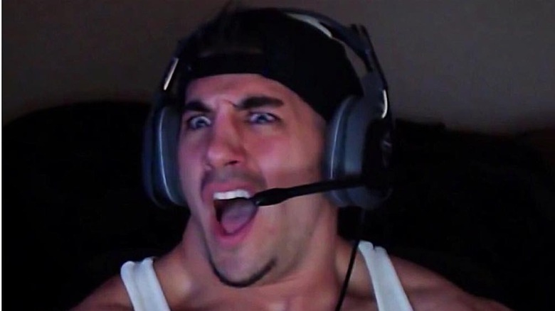 NickMercs making face while streaming