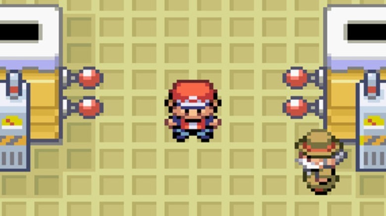 The protagonist in Pokémon Fire Red