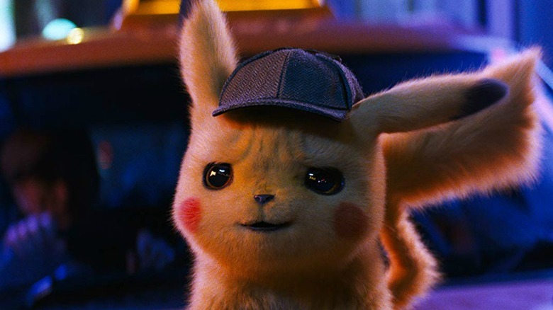 The talking Pikachu in Detective Pikachu