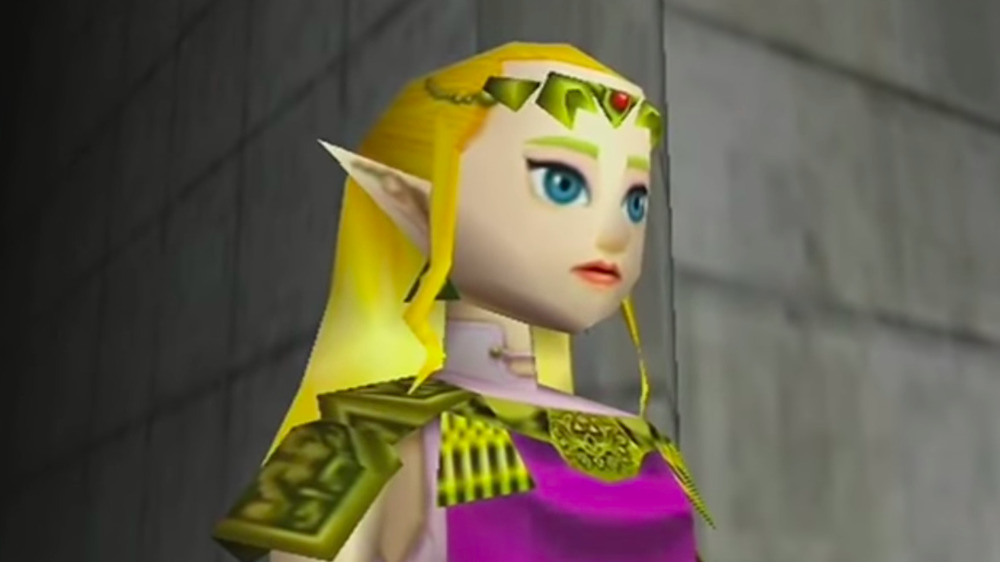 Princess Zelda stepping forward