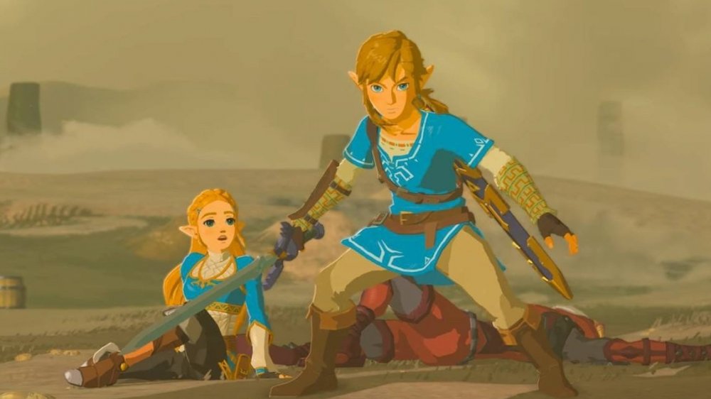 Link and Zelda in Breath of the Wild