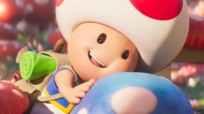 Toad smiling