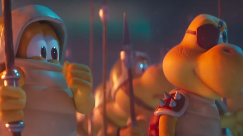 Koopa Troopas standing guard