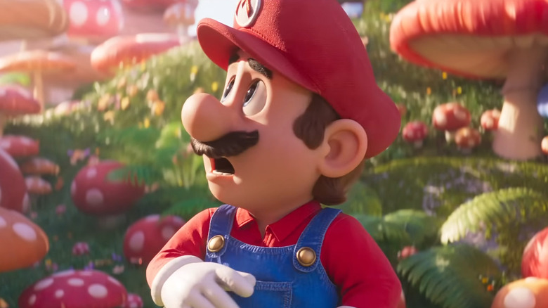 Mario looking stunned