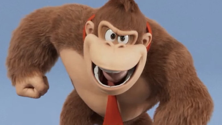 Donkey Kong mouth open