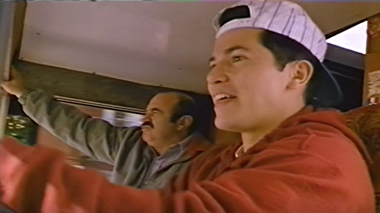 Bob Hoskins and John Leguizamo as Mario and Luigi