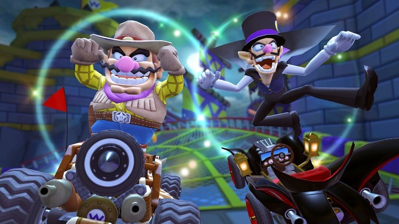 Mario Kart Rush Wario and Waluigi