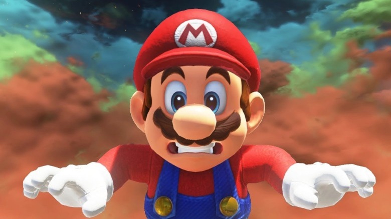 Mario surprised