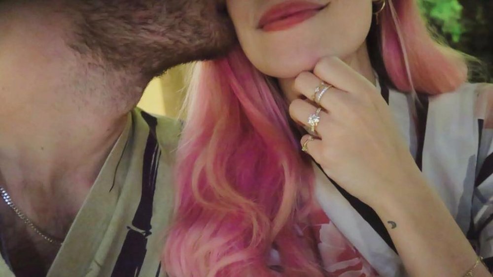 Marzia's engagement ring
