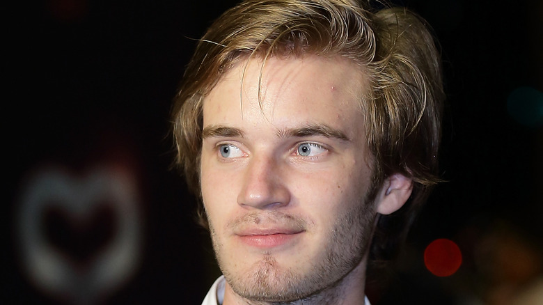 PewDiePie side glance