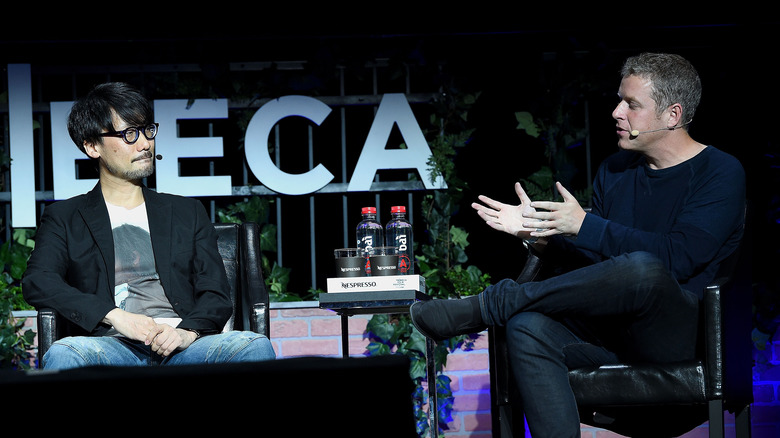 Geoff Keighley and Hideo Kojima in 2017