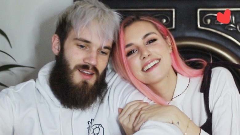 Pewdiepie and Marzia together