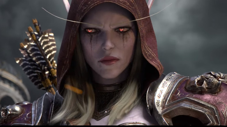 World of Warcraft Lady Sylvanas Angry