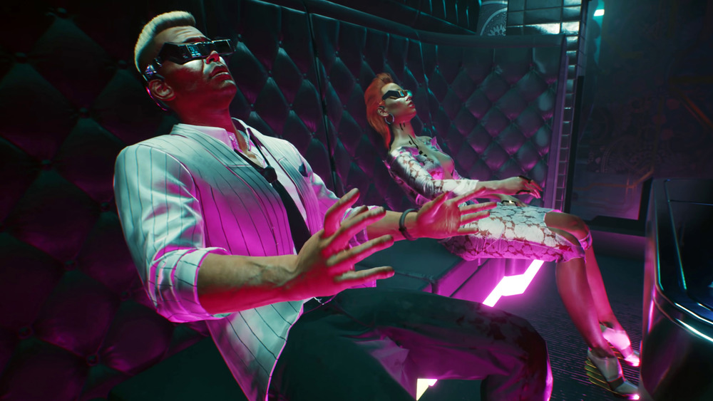 Cyberpunk 2077 clubbers Braindance