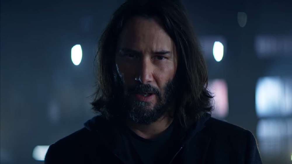 Keanu Reeves Cyberpunk 2077 trailer