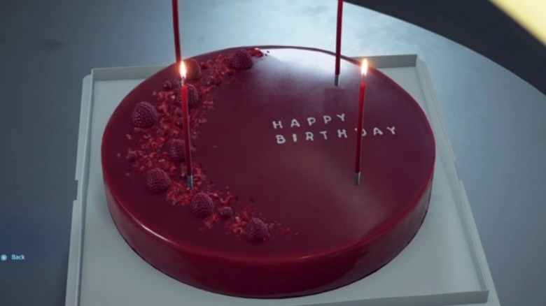 Death Stranding birthday cake