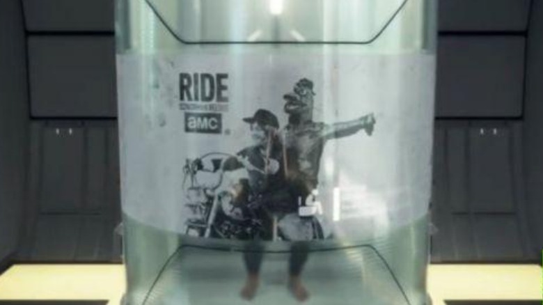A RIDE poster in Death Stranding