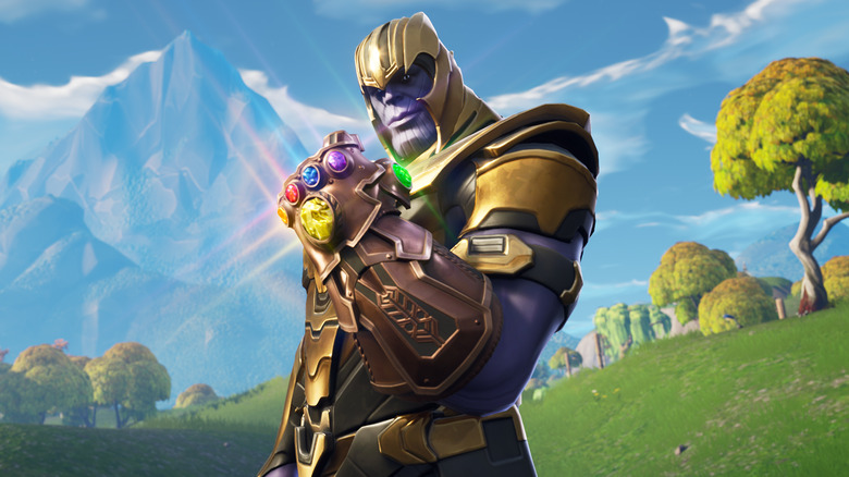 Thanos from Avengers: Infinity War in Fortnite