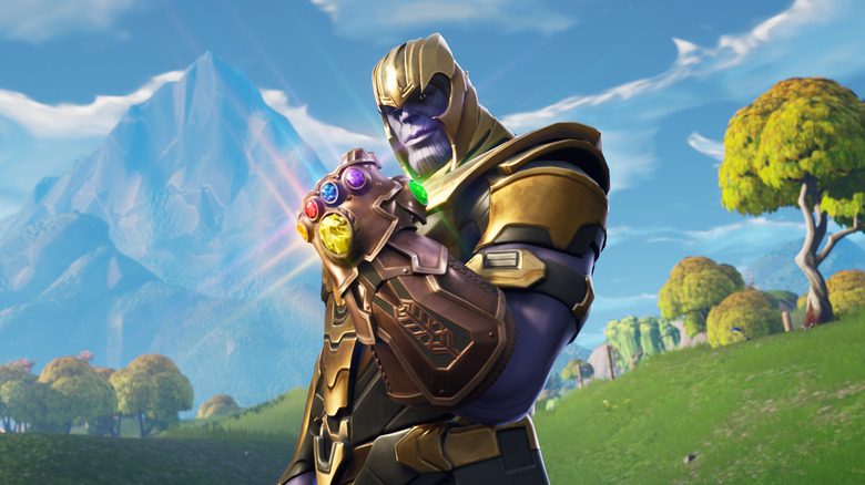 Thanos from Avengers: Infinity War in Fortnite