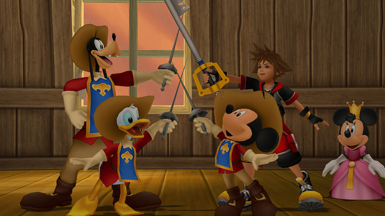 The cast of Kingdom Hearts