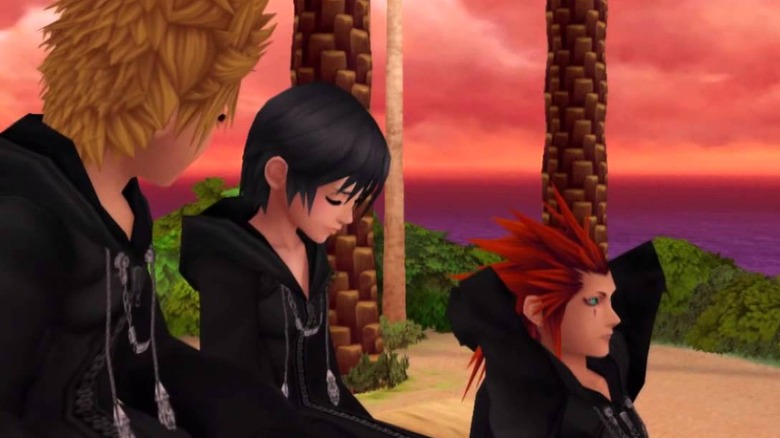 Kingdom Hearts Roxas Axel Xion