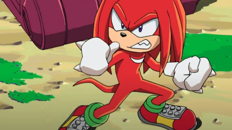 Knuckles ready for battle