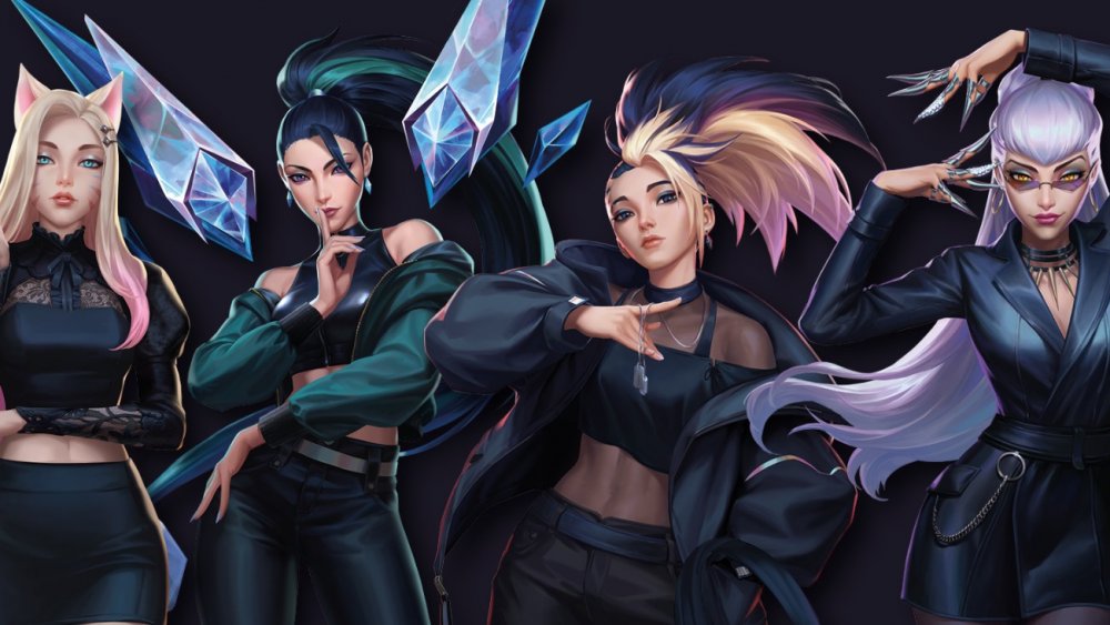 Ahri, Kai'Sa, Akali and Evelynn of K/DA