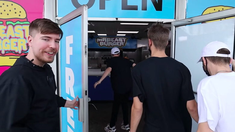 MrBeast opening his restaurant