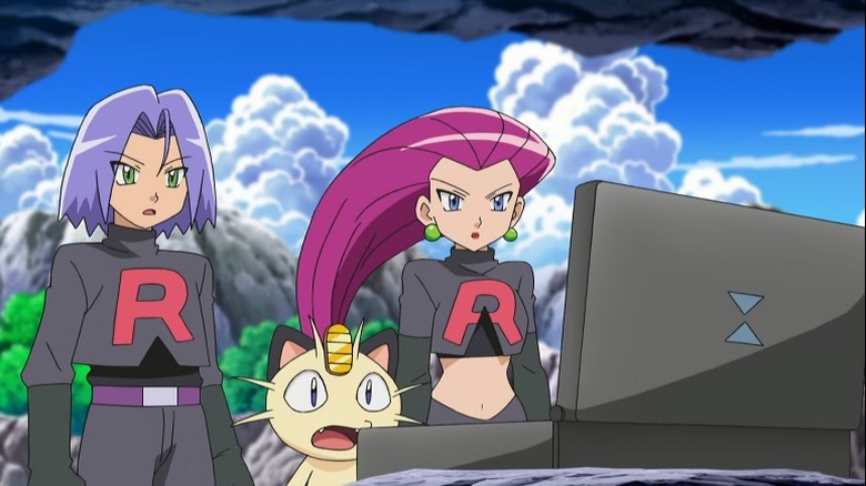 Team Rocket with laptop