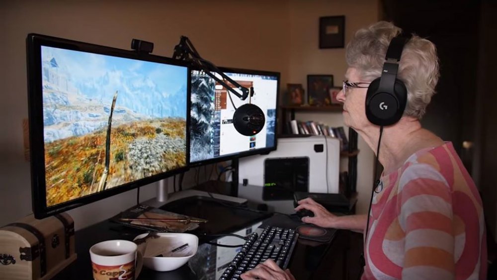 shirley curry, skyrim grandma, tech-savvy