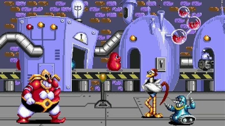 Doctor Robotnik challenges the player