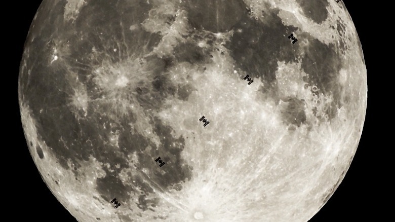 Smith's shot of a lunar transfer