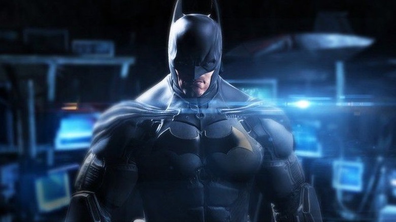 Arkham Origins Batman grimacing