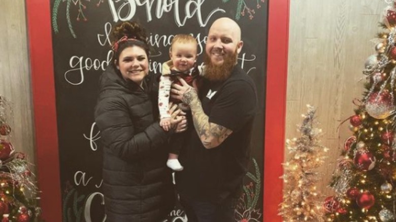 Alexis and TimTheTatman and Brewer around Christmas