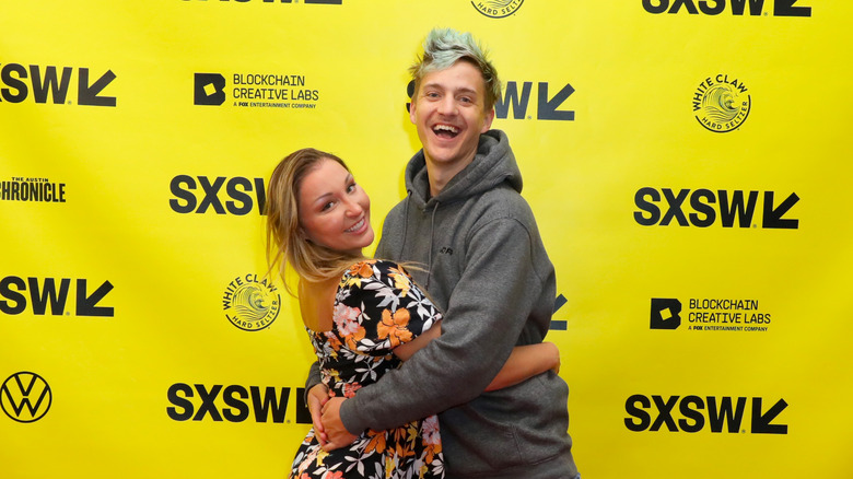 Ninja and his wife Jessica red carpet
