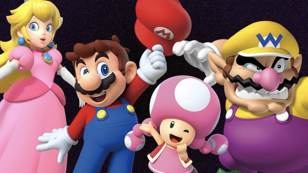 Princess Peach, Mario, Toadette, Wario